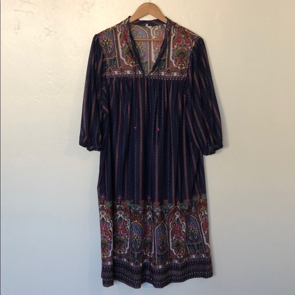 Vintage boho maxi dress